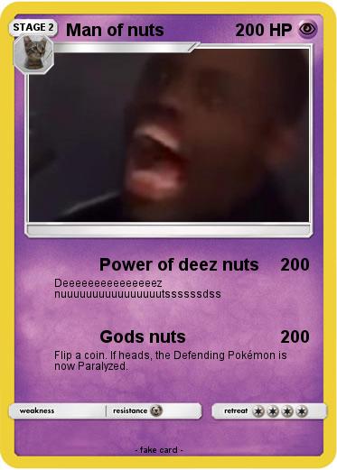 Pokemon Man of nuts