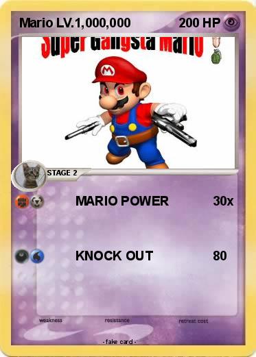 Pokemon Mario LV.1,000,000