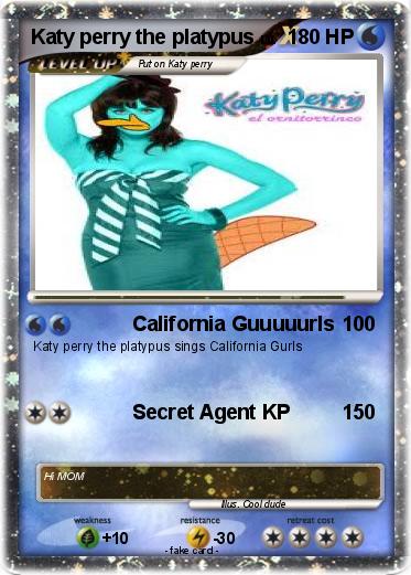 Pokemon Katy perry the platypus