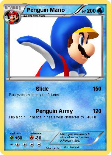 Pokemon Penguin Mario
