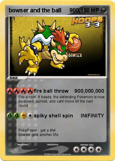 Pokemon bowser and the ball     900, 