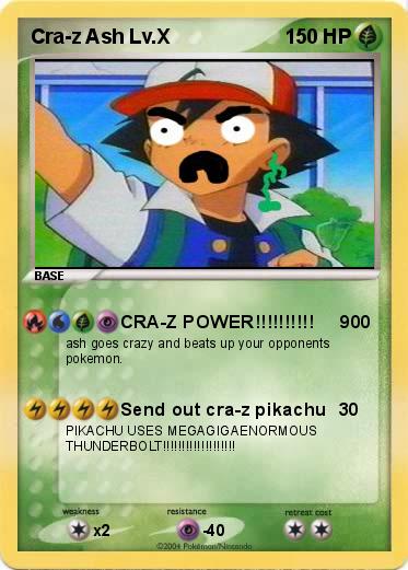 Pokemon Cra-z Ash Lv.X