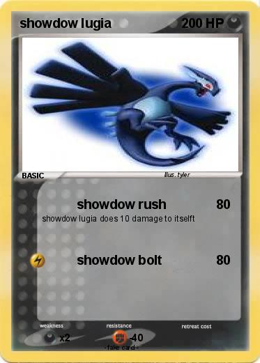 Pokemon showdow lugia
