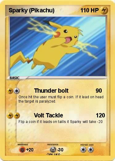 sparky pikachu