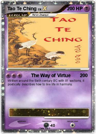 Pokemon Tao Te Ching