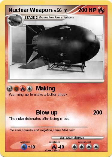 Pokemon Nuclear Weapon