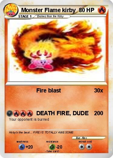Pokemon Monster Flame kirby