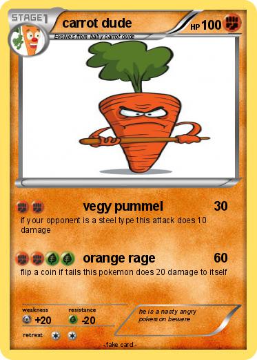 Pokemon carrot dude