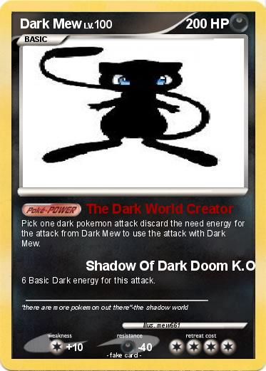 Pokemon Dark Mew