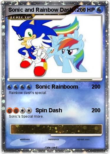 Pokemon Sonic and Rainbow Dash