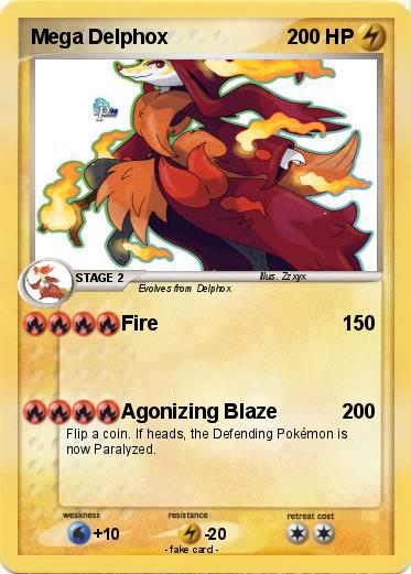 Pokémon Mega Delphox 17 17 - Fire - My Pokemon Card