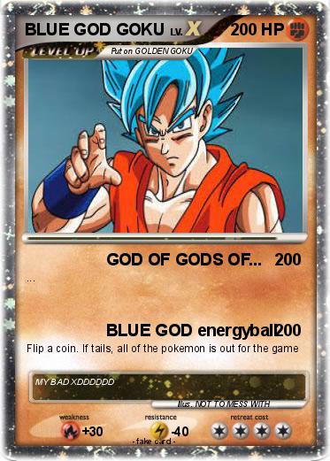 Pokemon BLUE GOD GOKU