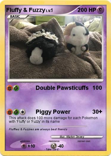 Pokemon Fluffy & Fuzzy