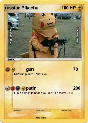 Pokemon russian Pikachu