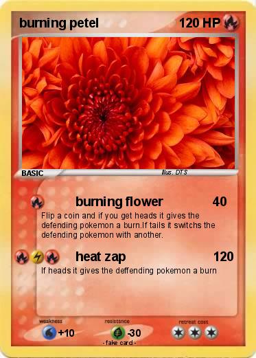 Pokemon burning petel