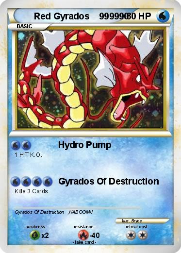 Pokemon Red Gyrados    999990