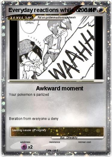 Pokemon Everyday reactions while on date