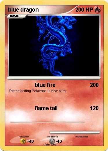 Pokemon blue dragon