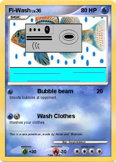 Pokemon Fi-Wash