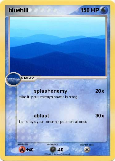 Pokemon bluehill 