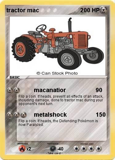 Pokemon tractor mac
