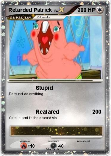 Pokemon Retarded Patrick