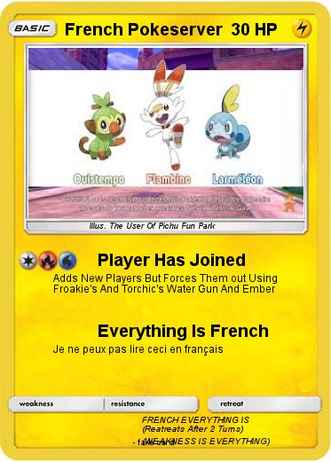Pokemon French Pokeserver