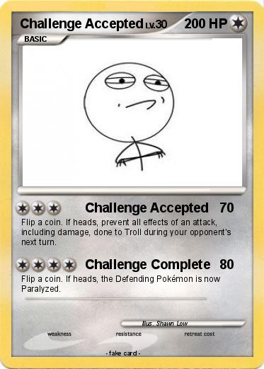 Pokemon Challenge Accepted