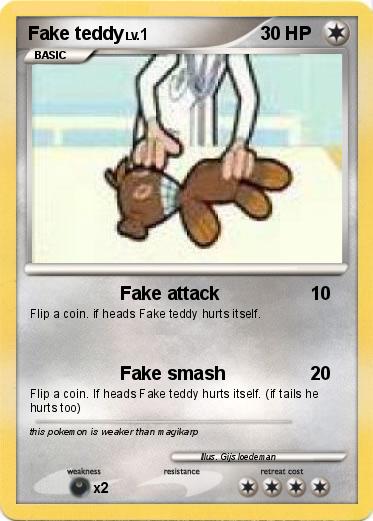 Pokemon Fake teddy