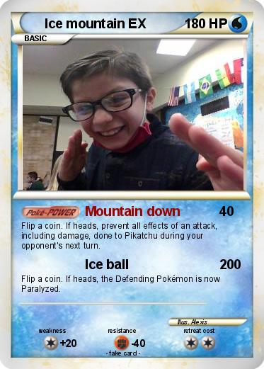 Pokemon Ice mountain EX
