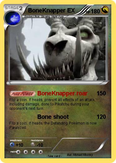 Pokemon BoneKnapper EX