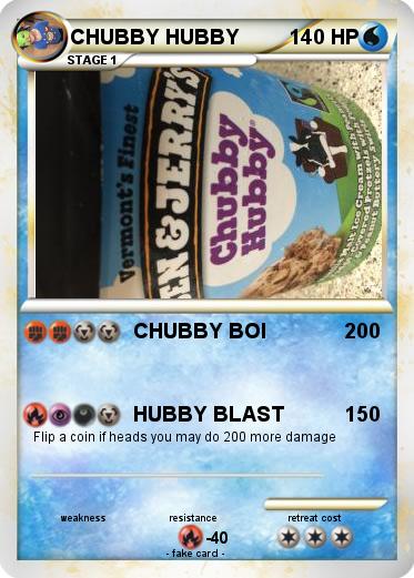 Pokemon CHUBBY HUBBY