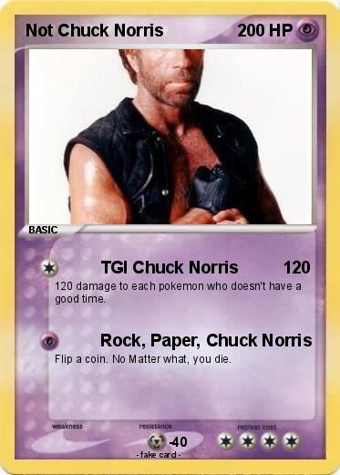 Pokemon Not Chuck Norris