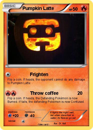 Pokemon Pumpkin Latte