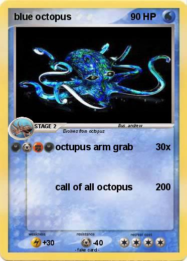 Pokemon blue octopus