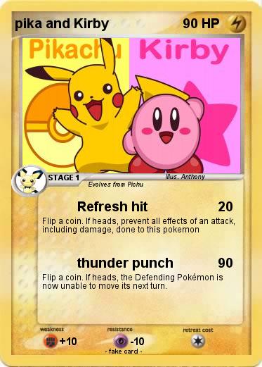 Pokemon pika and Kirby