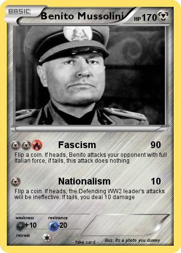 Pokemon Benito Mussolini