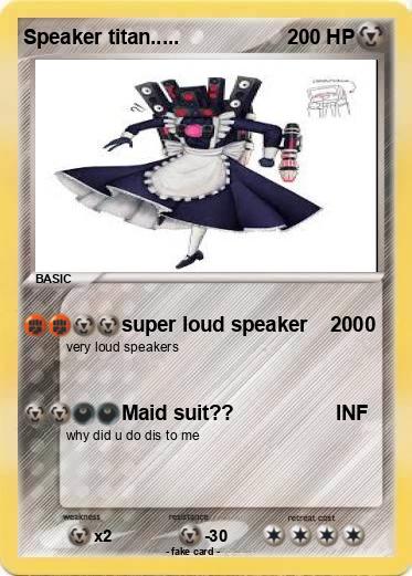 Pokemon Speaker titan.....