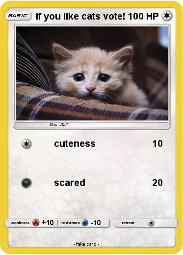 Pokemon if you like cats vote!