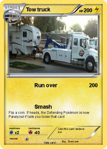 Pokemon Tow truck