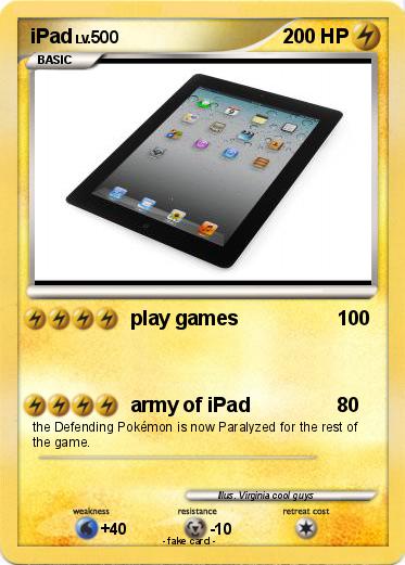 Pokemon iPad