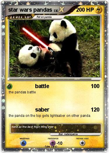 Pokemon star wars pandas