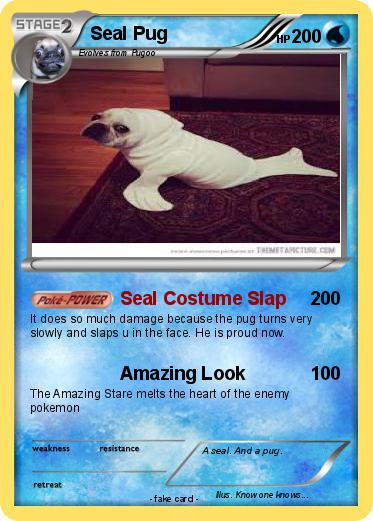 Pokemon Seal Pug