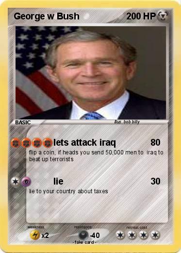 Pokemon George w Bush