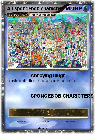 Pokemon All spongebob characters