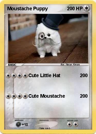 Pokemon Moustache Puppy