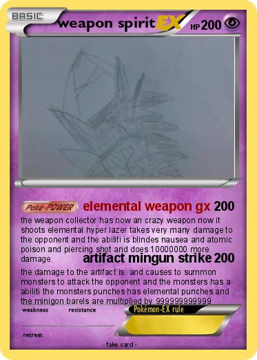 Pokemon weapon spirit
