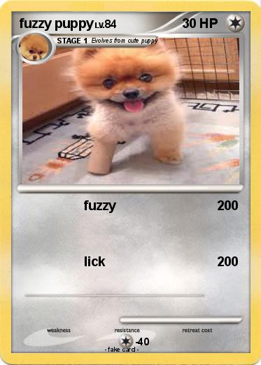 Pokemon fuzzy puppy