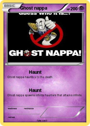 Pokemon Ghost nappa