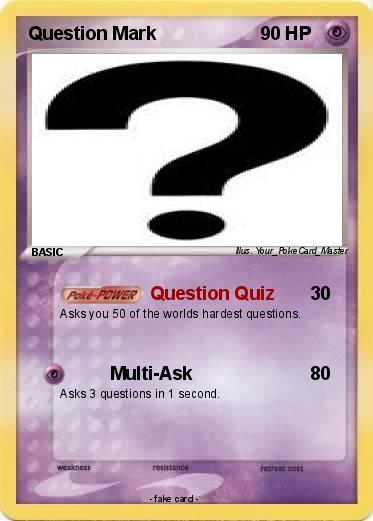Pokemon Question Mark